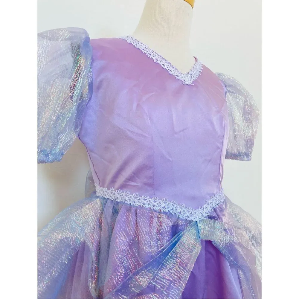 Girls 8/10 Handmade Purple Princess Dress Costume